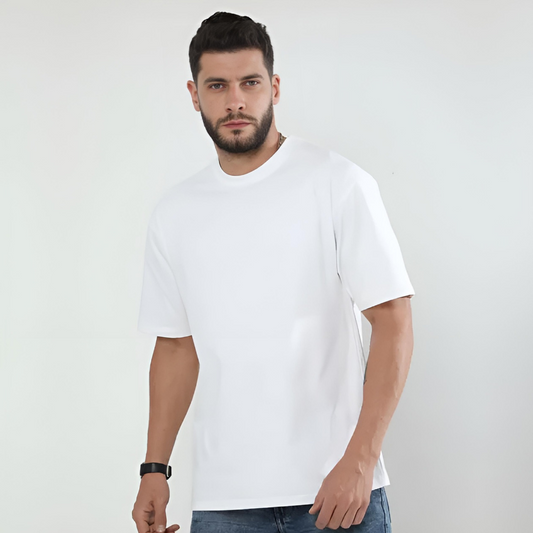 White oversized Tshirt for men