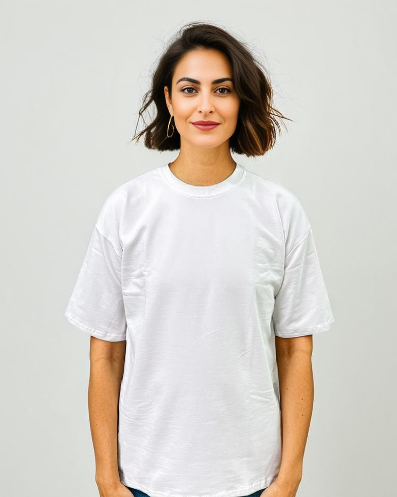 White oversized T-shirt from Cozy Soul (Unisex T-Shirt)