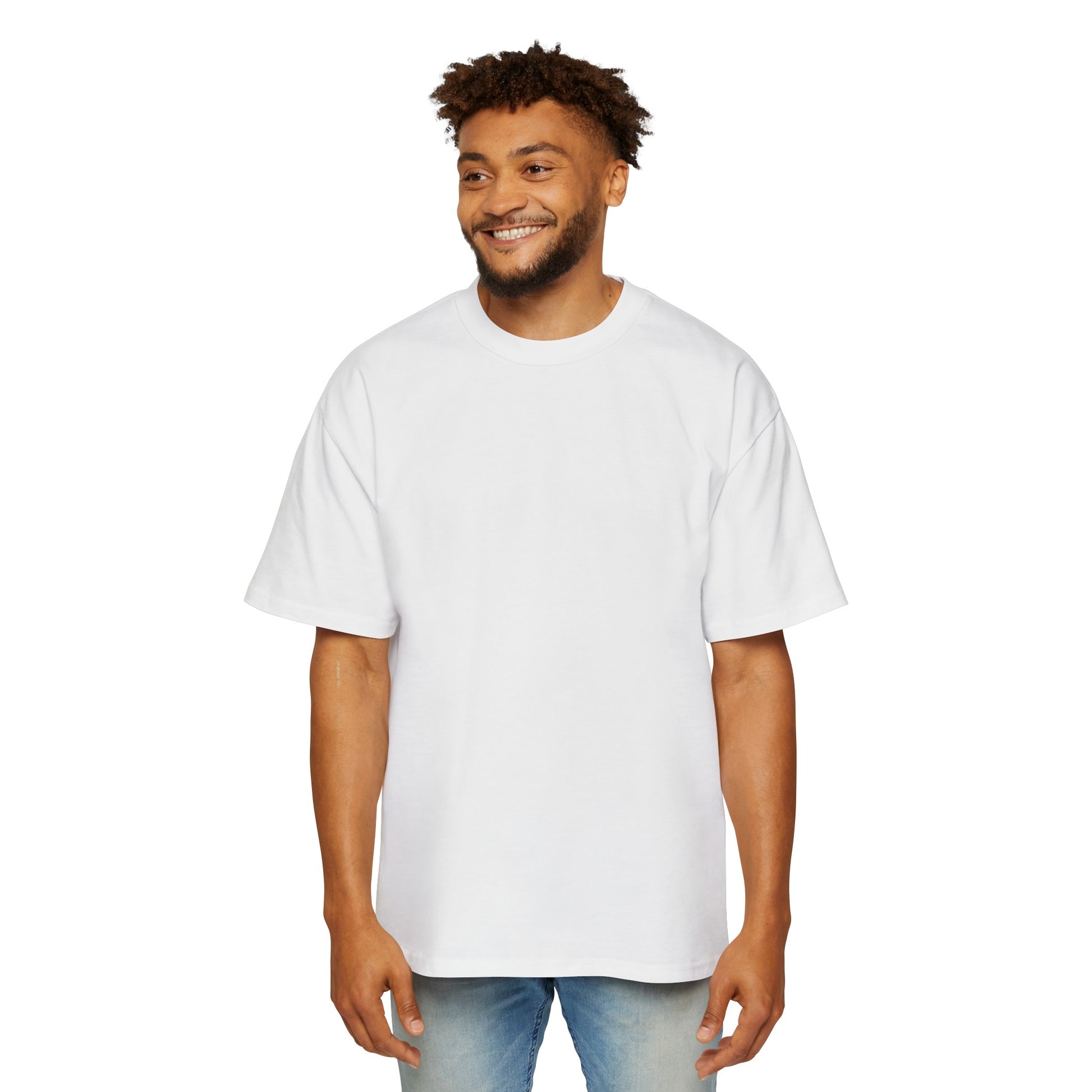 White oversized Tshirt for men - Cozy Soul