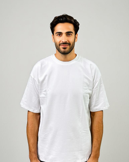 White oversized T-shirt from Cozy Soul (Unisex T-Shirt)