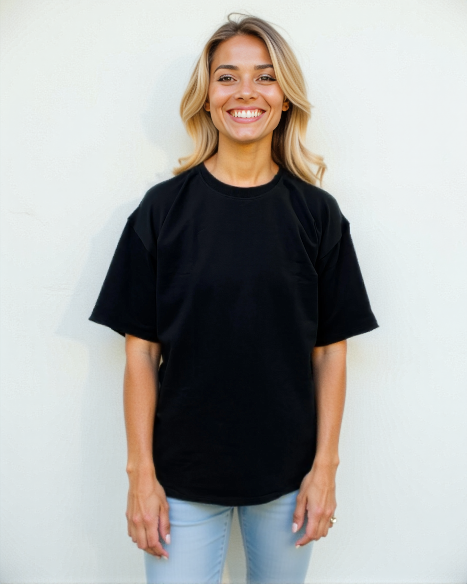 Black oversized T-shirt from Cozy Soul (Unisex T-shirt)